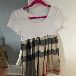 Burberry girls dress gently used